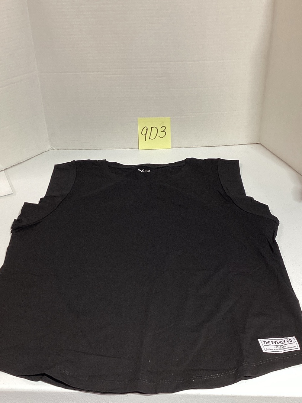 Everly Black Sleeveless Tank Top